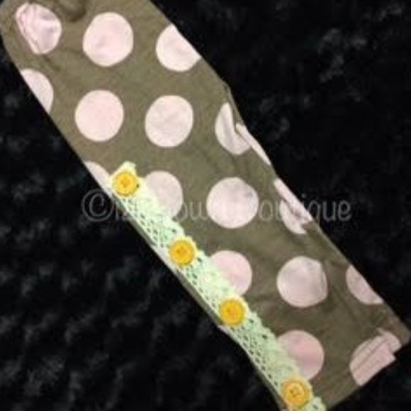 Pink Elephant Ruffle Dress and Pant Set - Picture 2 of 2